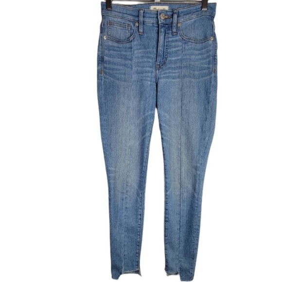 Madewell 9" High Rise Seamed Skinny Jean Step Hem 25 - Picture 2 of 10